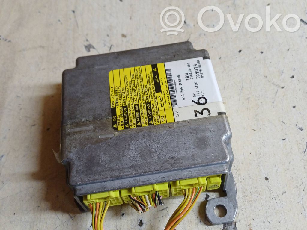 Toyota Corolla E120 E130 Airbag control unit/module 