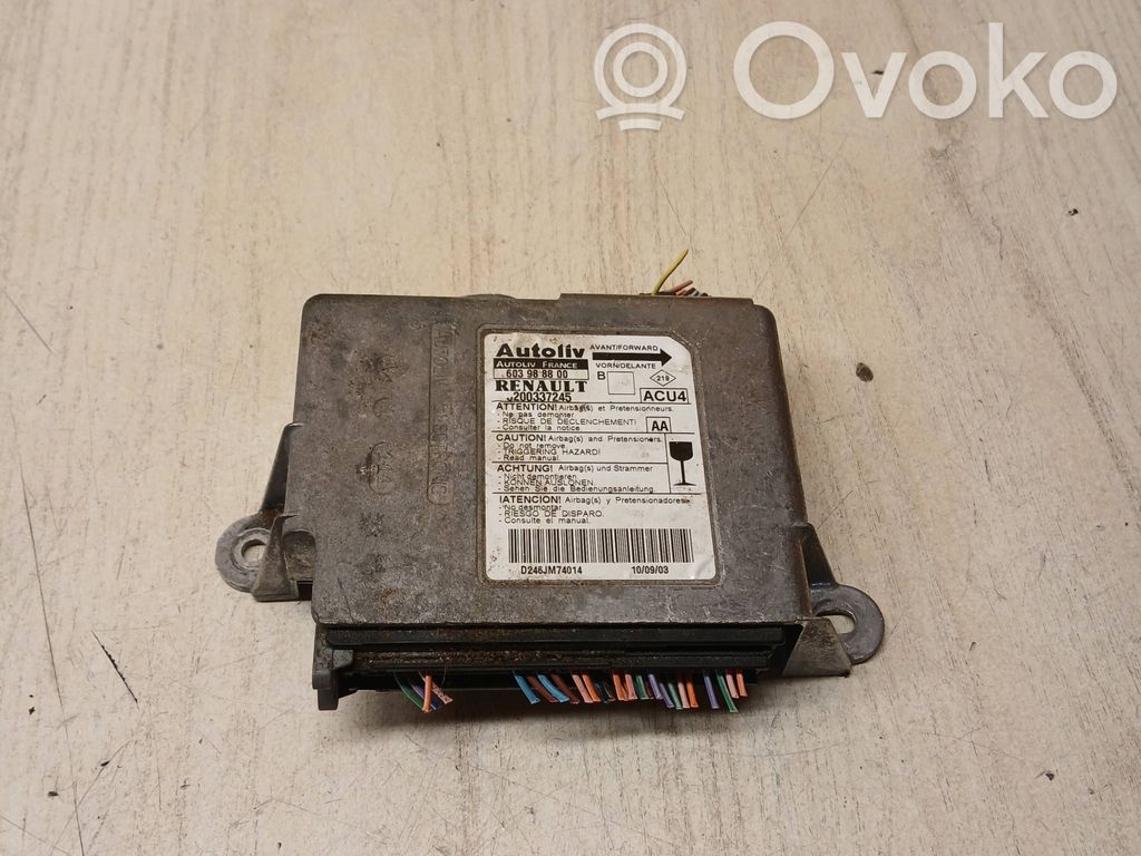 Renault Megane II Airbag control unit/module 