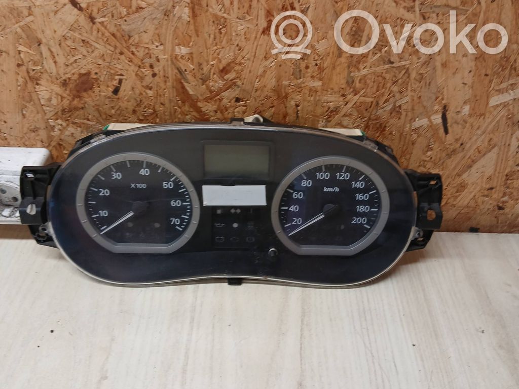 Dacia Logan I Geschwindigkeitsmesser Cockpit 