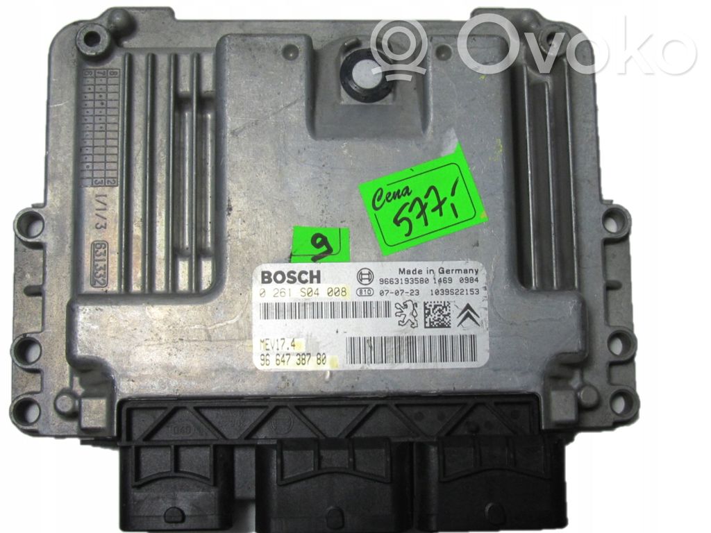 Engine control unit/module   9664738780