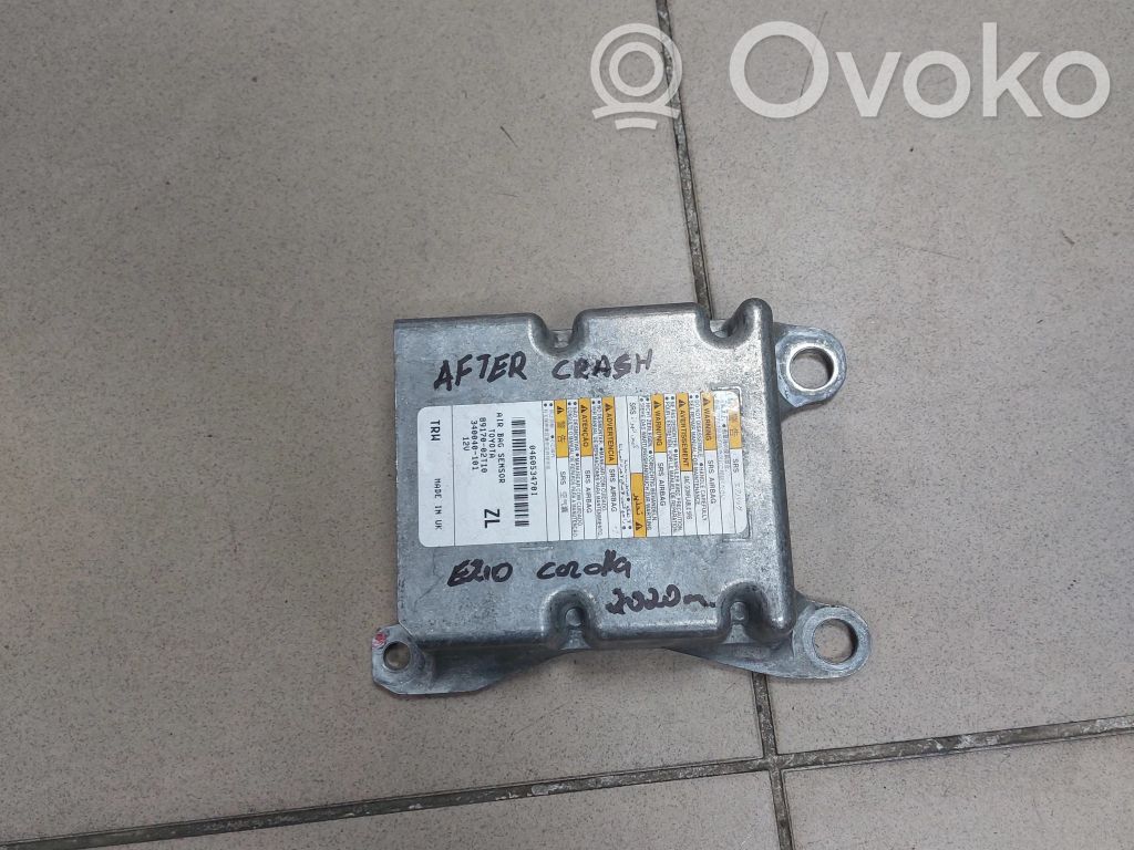 Toyota Corolla E210 E21 Airbag control unit/module 