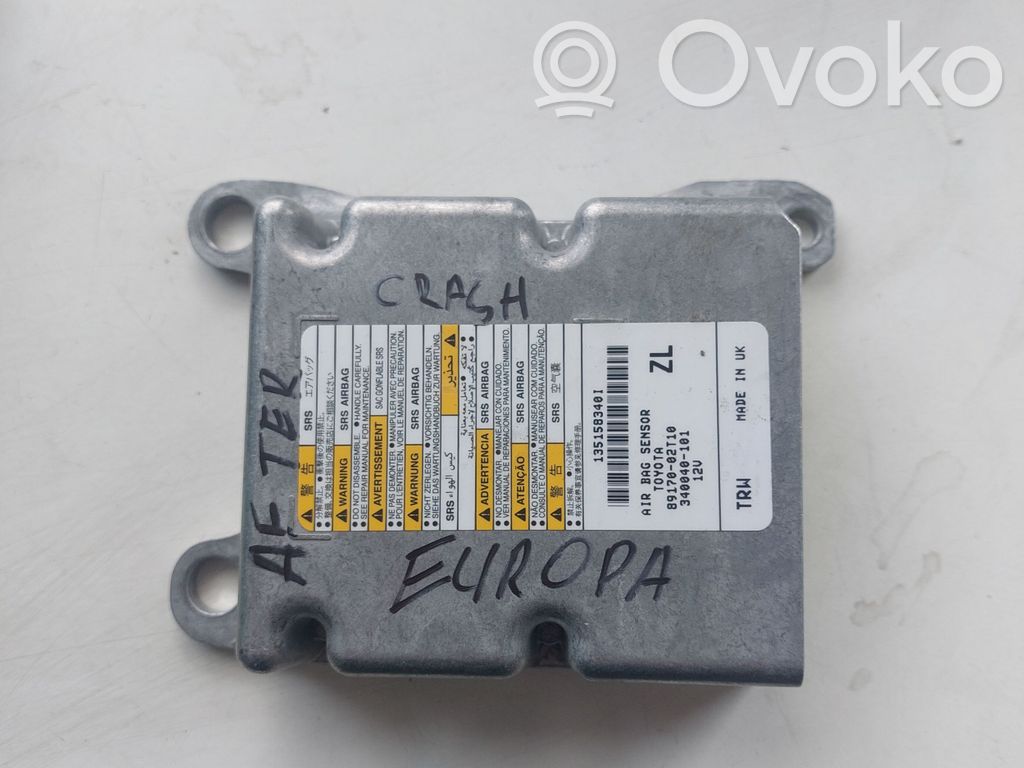 Toyota Corolla E210 E21 Airbag control unit/module 