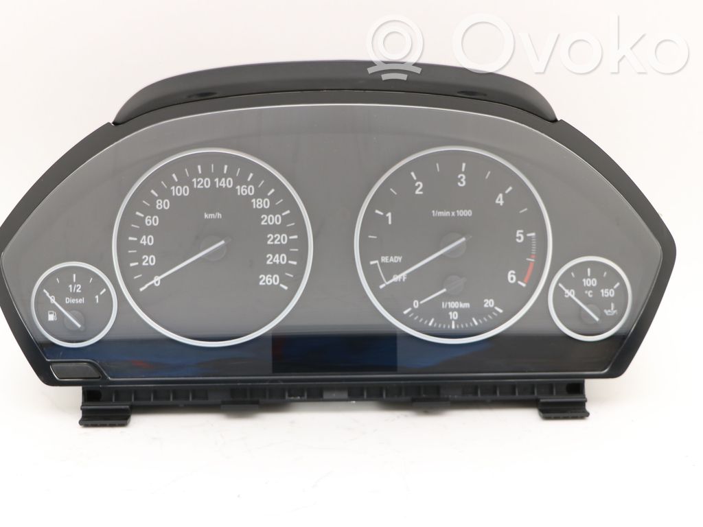 BMW 3 F30 F35 F31 Speedometer (instrument cluster) 