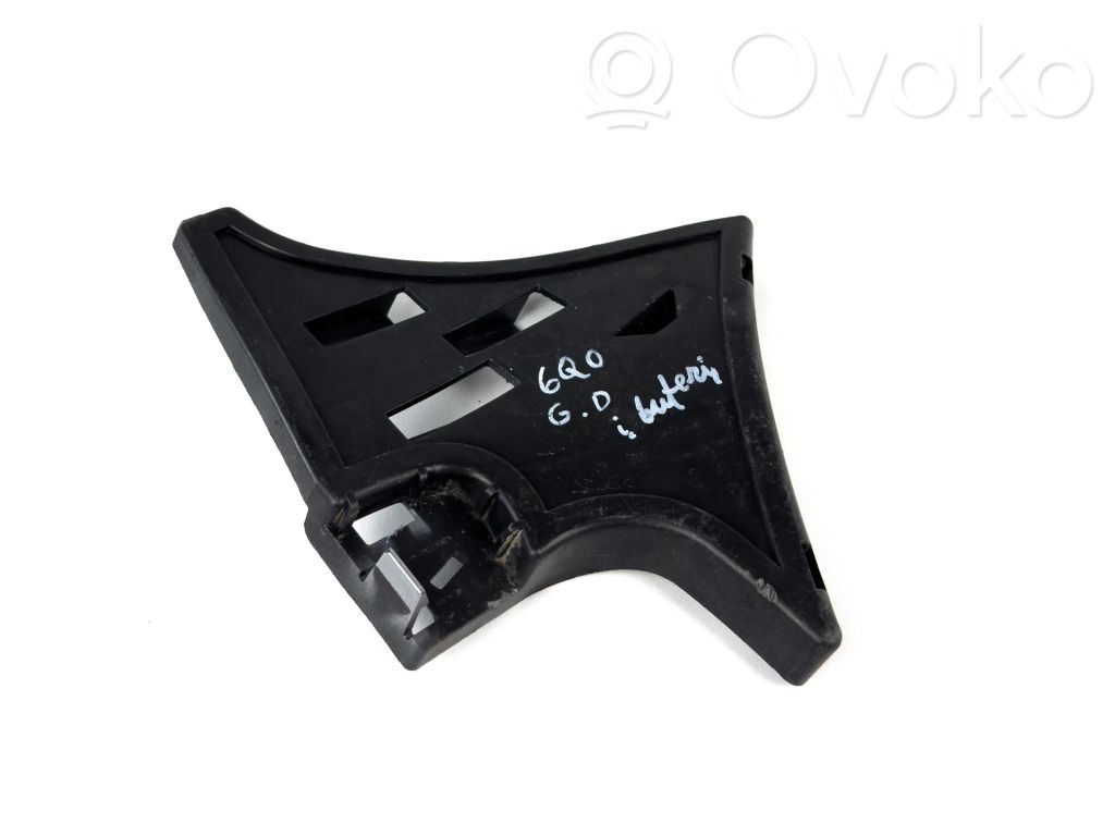 Volkswagen Polo IV 9N3 Soporte de montaje del parachoques trasero 