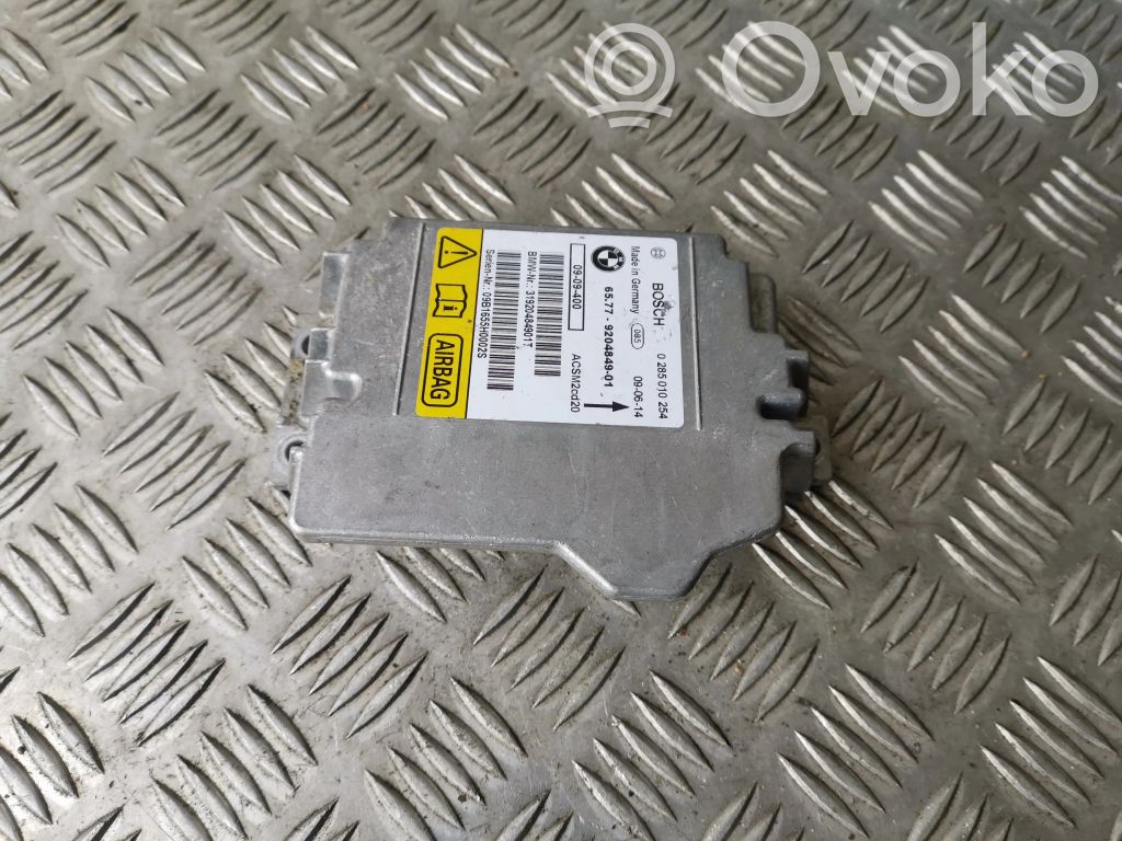 Airbag control unit/module   0285010254,65779204849,9204849,6577920484901