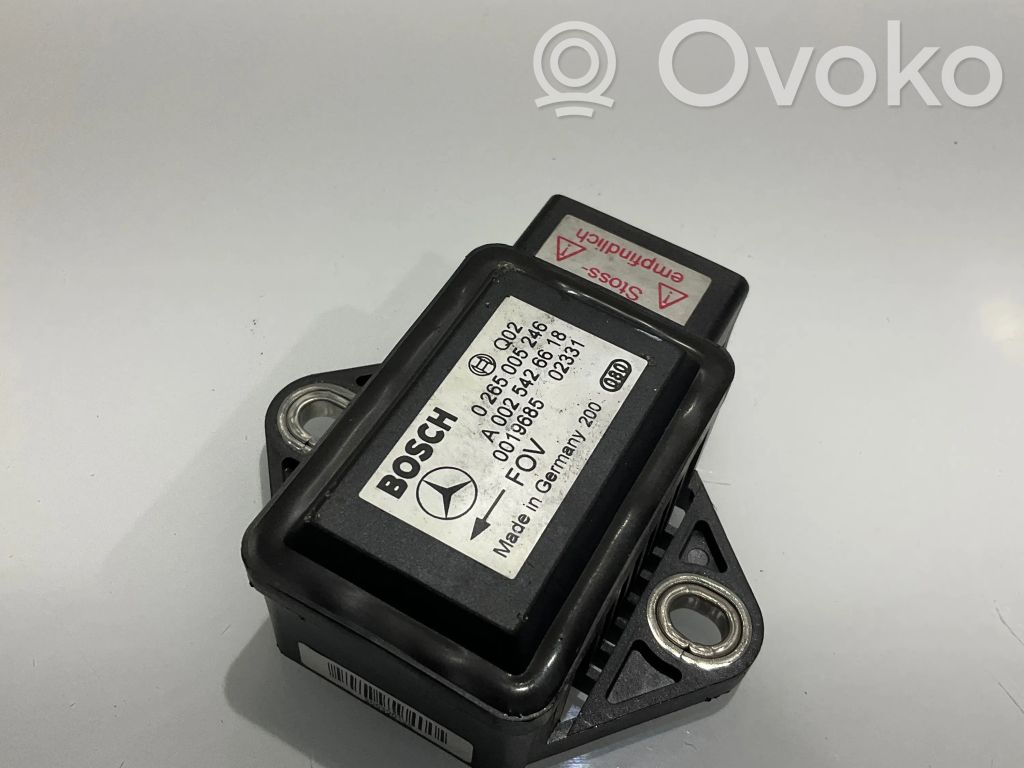 Mercedes-Benz E W211 ESP acceleration yaw rate sensor 