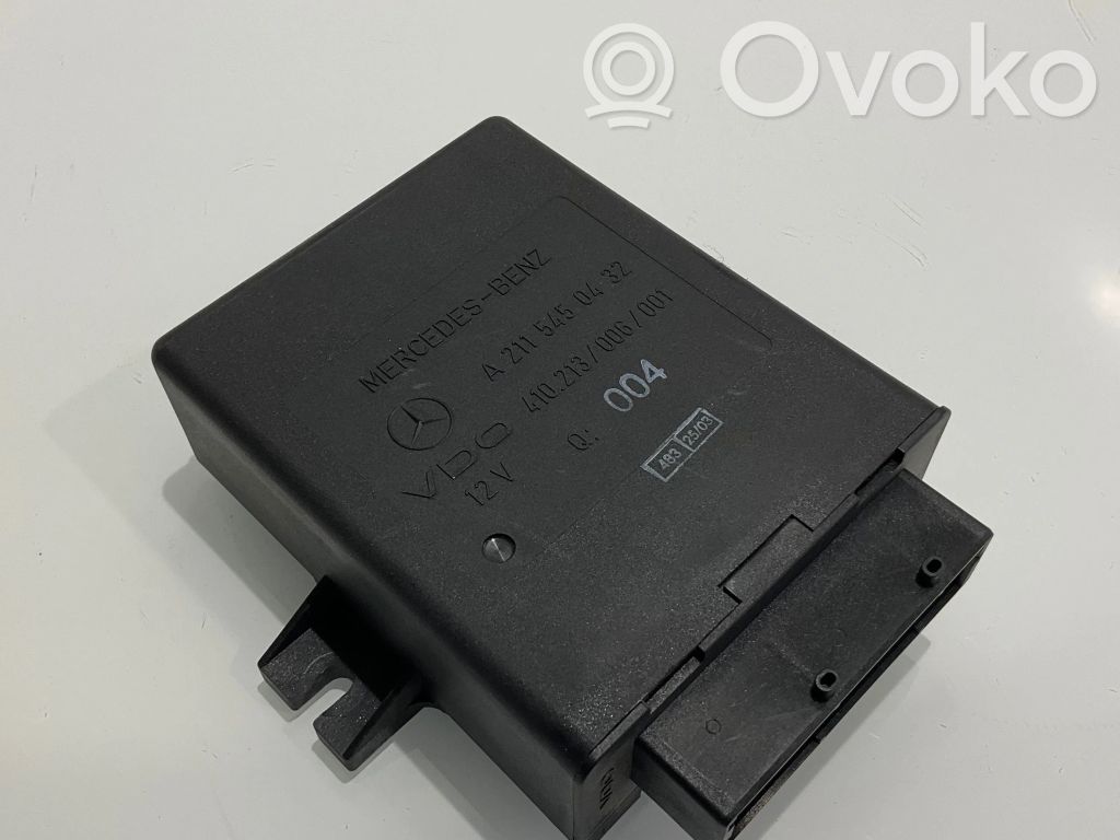 Mercedes-Benz E W211 Air suspension control unit module (rear) 