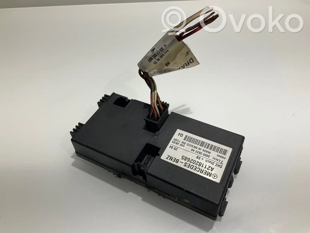 Moduł / Sterownik fotela   A2118202685,035599,00005822A8,2118202685