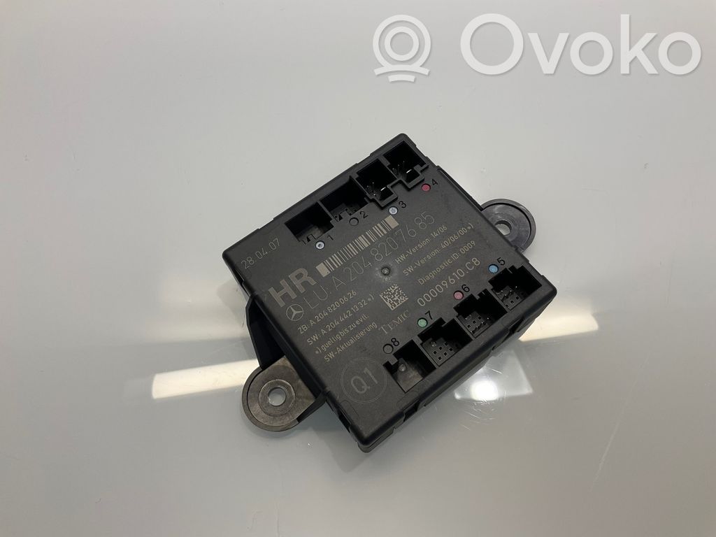 Mercedes-Benz C W204 Door control unit/module 