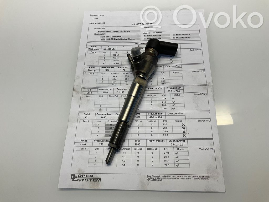 Mercedes-Benz B W246 W242 Inyector de combustible 