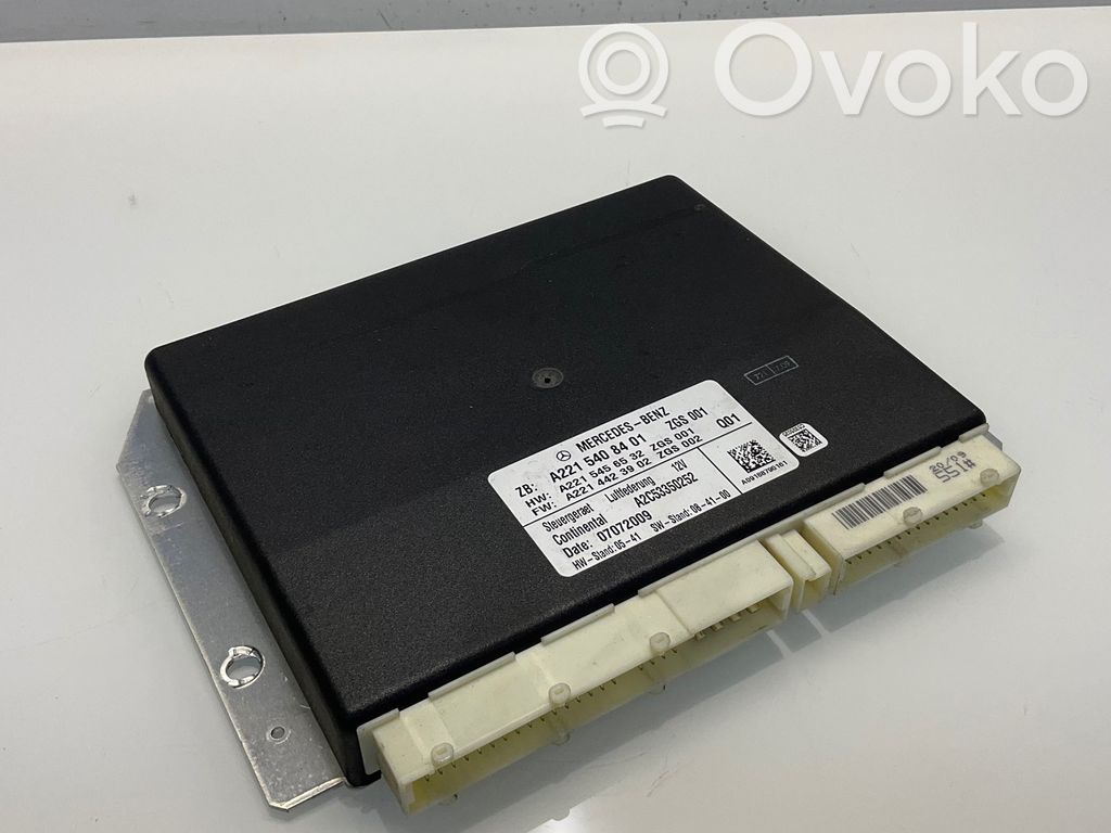 Mercedes-Benz S W221 Module de commande suspension 