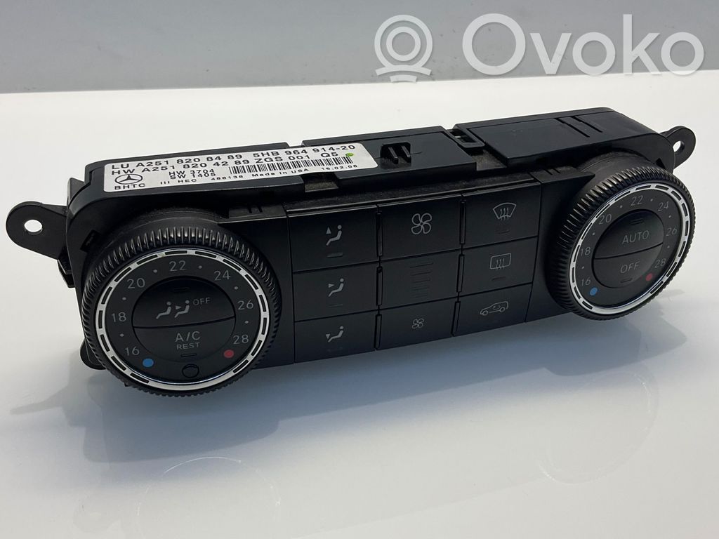 Mercedes-Benz ML W164 Panel klimatyzacji 