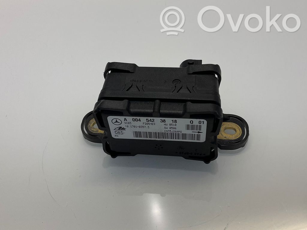 Mercedes-Benz ML AMG W164 ESP acceleration yaw rate sensor 