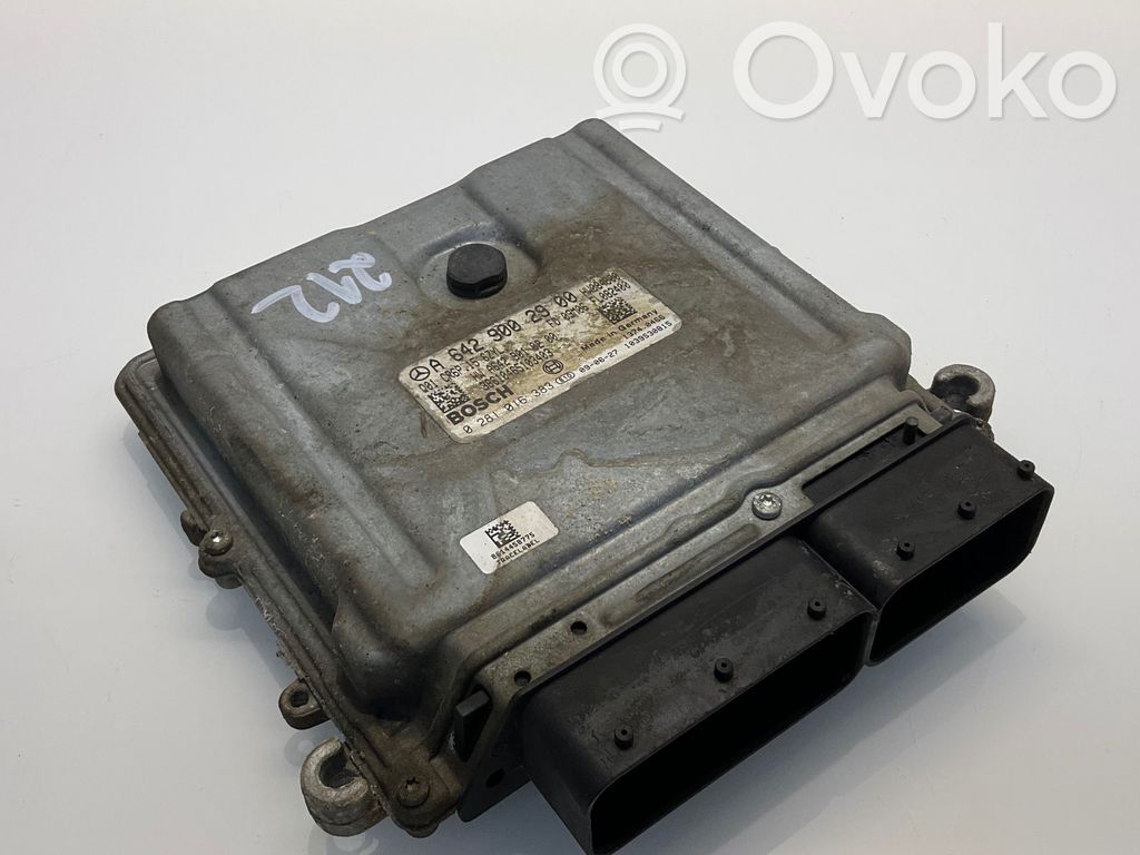Mercedes-Benz E W212 Engine control unit/module 
