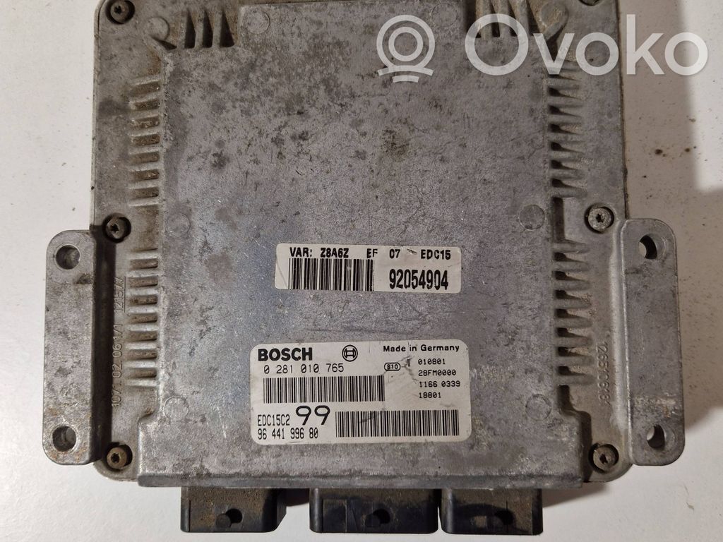 Peugeot 607 Engine control unit/module 