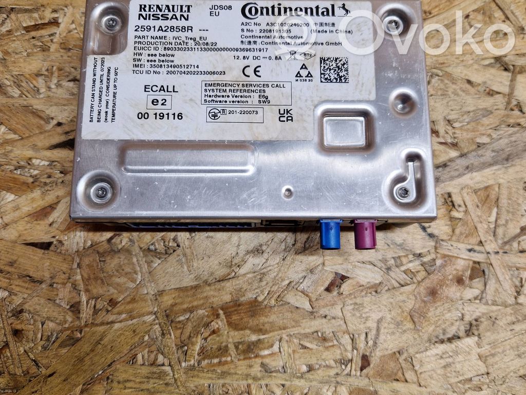 GPS navigation control unit/module   2591A2858R,0019116,350813190512714