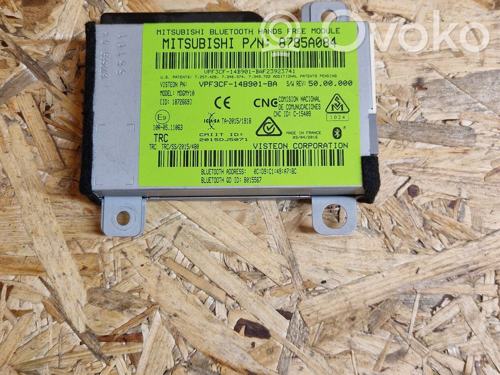 Mitsubishi Outlander Bluetooth control unit module 