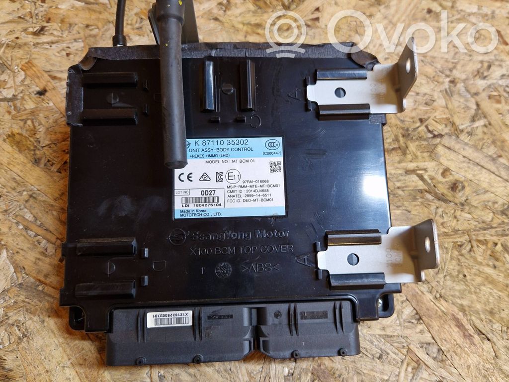 KG Mobility Tivoli XLV Autres unités de commande / modules 