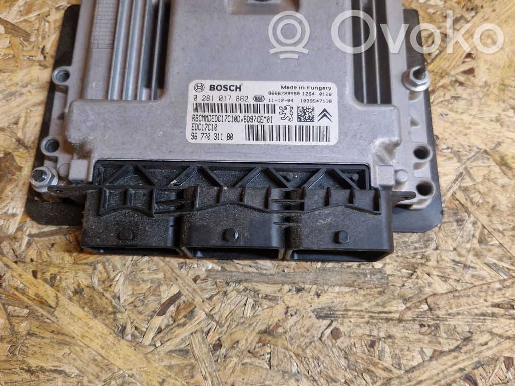 Citroen C4 II Engine control unit/module 