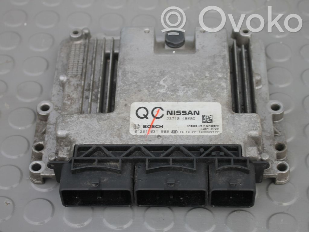 Engine control unit/module   237104BE0D,0281031099