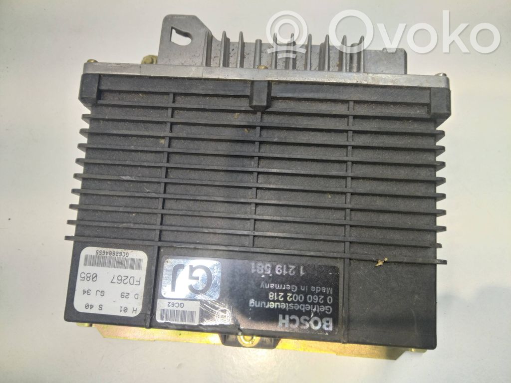 Gearbox control unit/module   1219581,GC62604655,0260002218,1138693