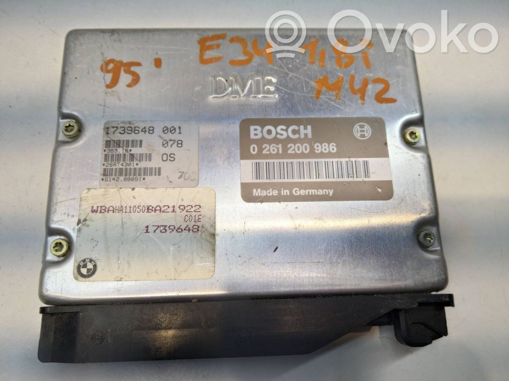 BMW 5 E34 Engine control unit/module 