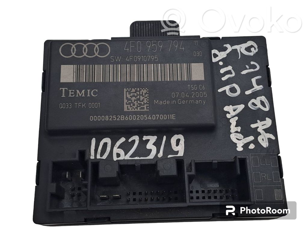 Unité de commande module de porte   4F0959794,4F0910795