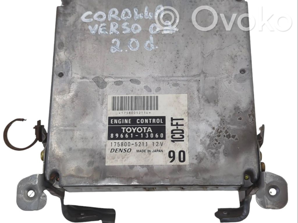 Toyota Corolla Verso E121 Engine control unit/module 