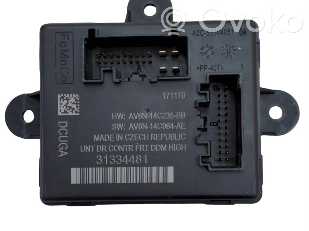 Door control unit/module   31334481,AV6N14C235BB,AV6N14C064AE,171110