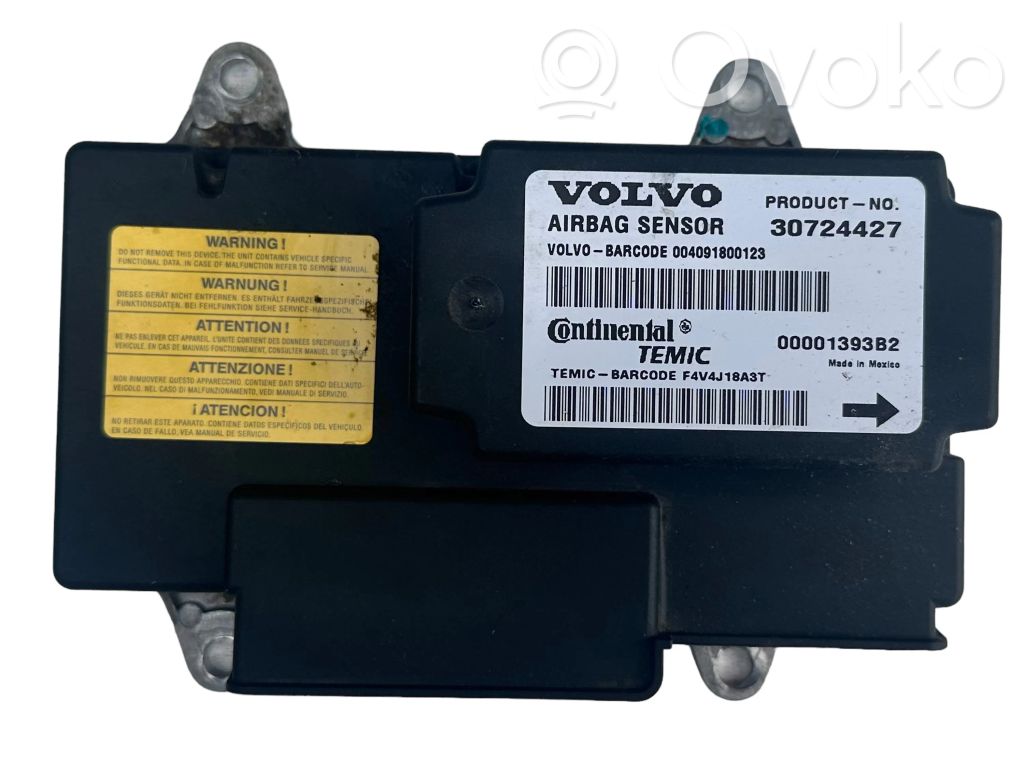 Airbag control unit/module   30724427,00001393B2
