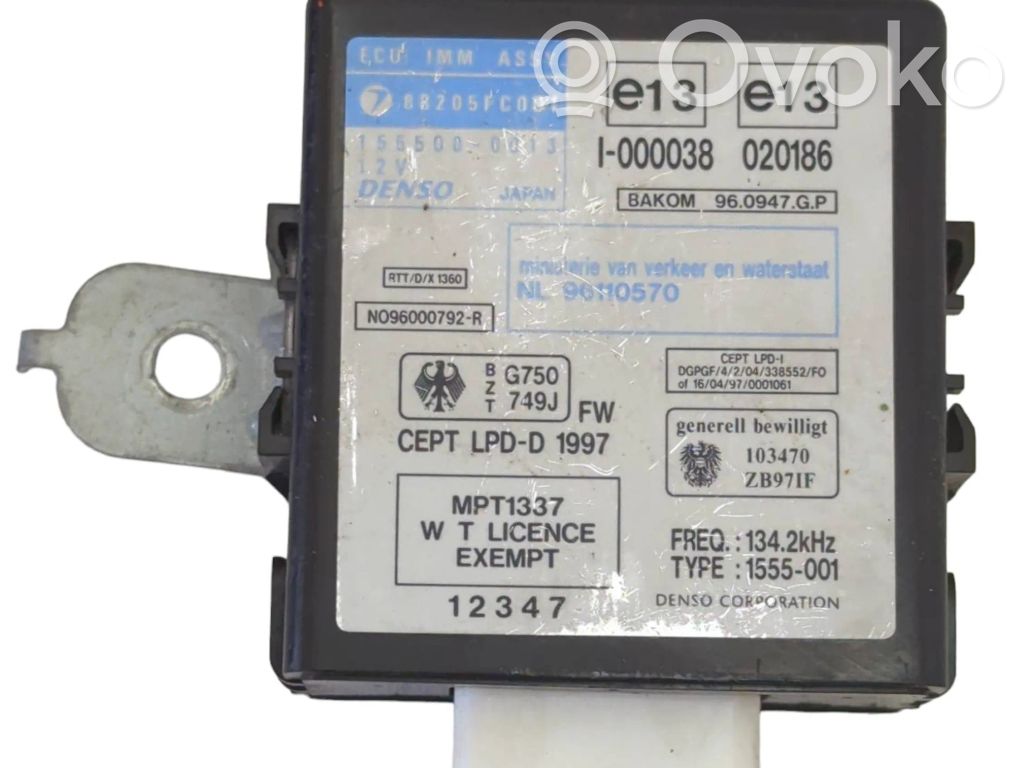 Subaru Forester SF Immobilizer control unit/module 