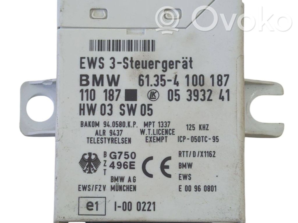 BMW 3 E46 Immobilizer control unit/module 