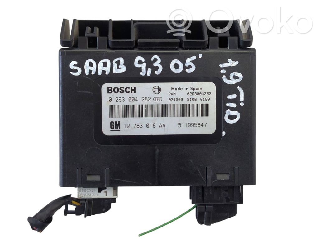 Saab 9-3 Ver2 Unité de commande, module PDC aide au stationnement 