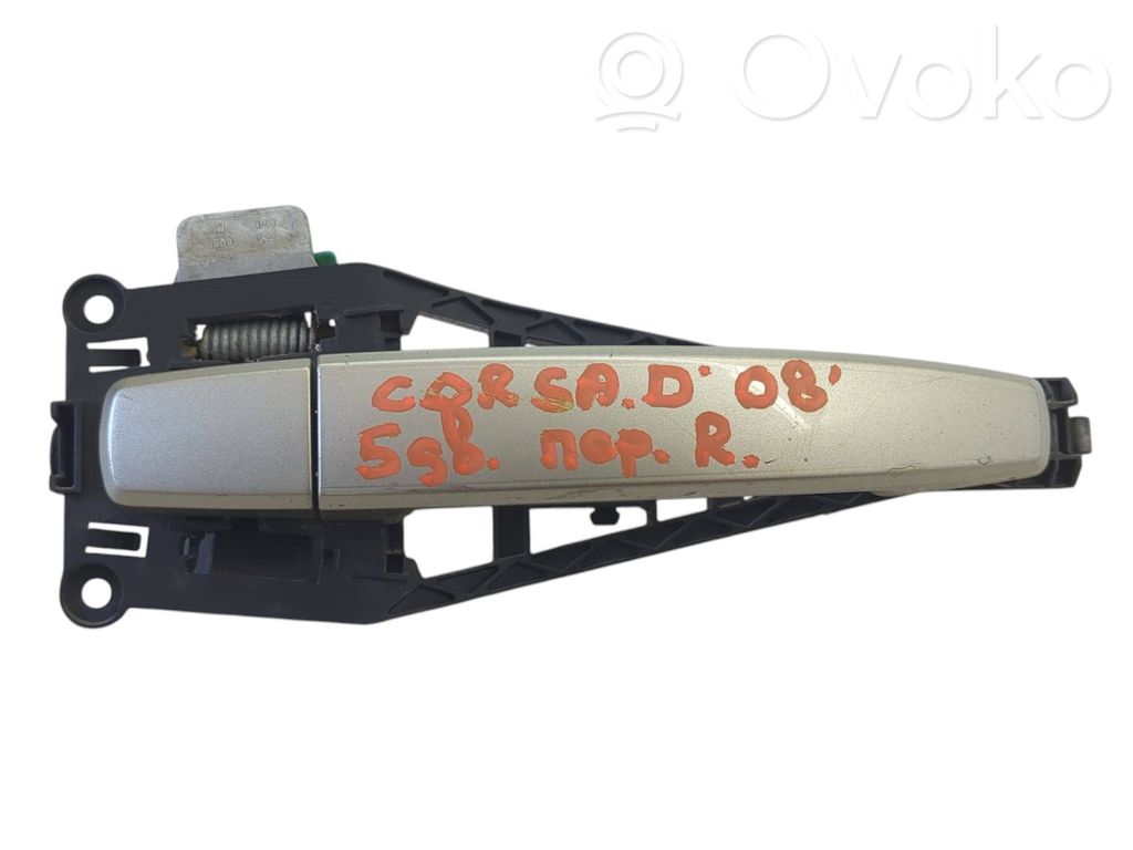 Opel Corsa D Front door exterior handle 