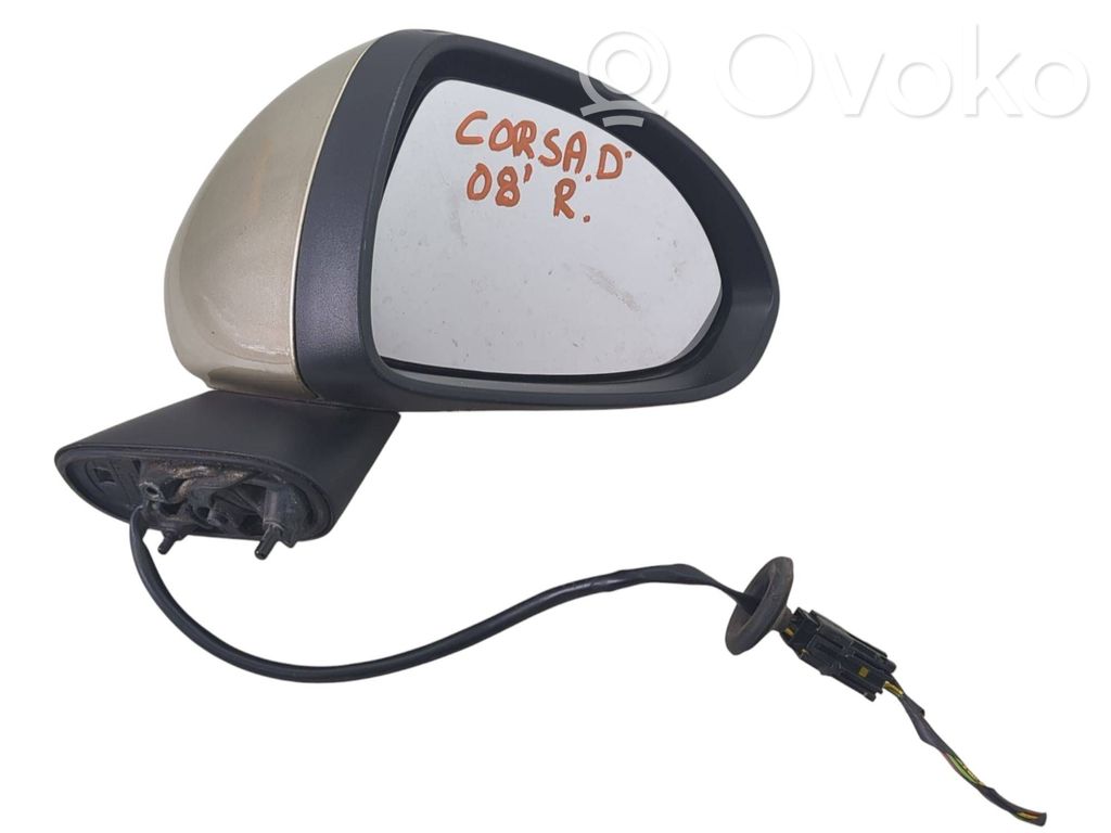 Opel Corsa D Front door electric wing mirror 