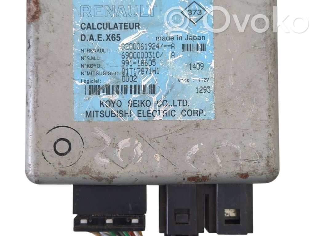 Renault Clio II Unidad de control/módulo de la dirección asistida 