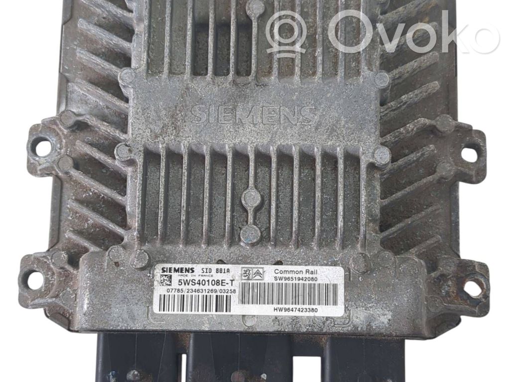 Citroen Berlingo Engine control unit/module 