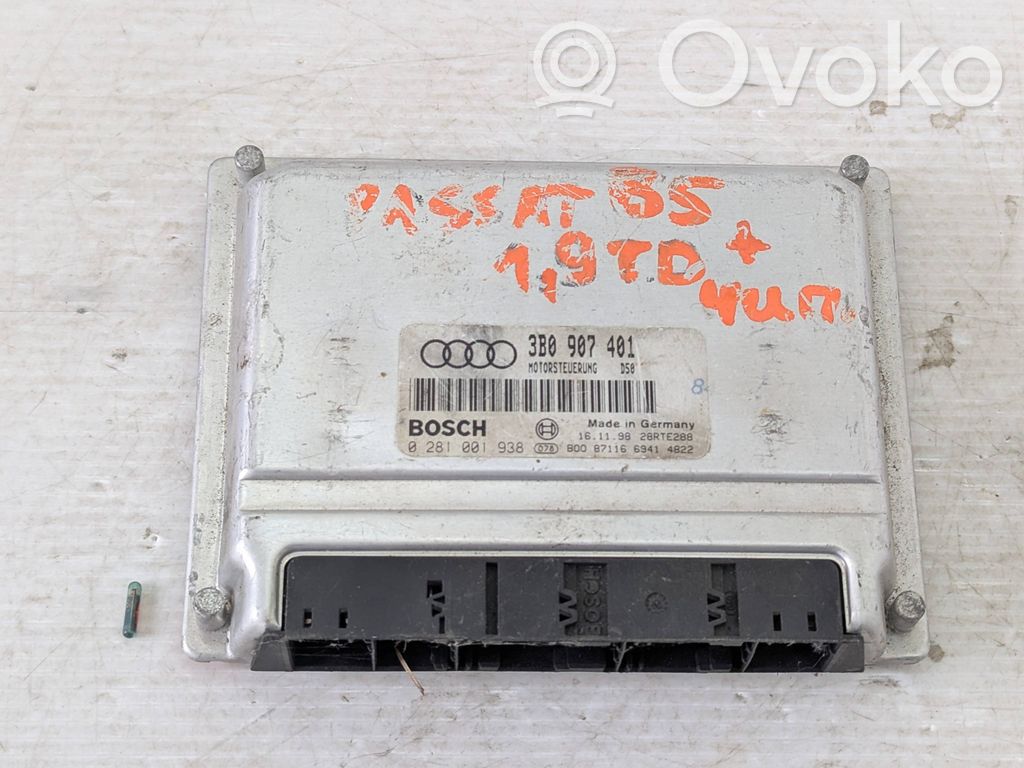 Volkswagen PASSAT B5 Engine control unit/module 