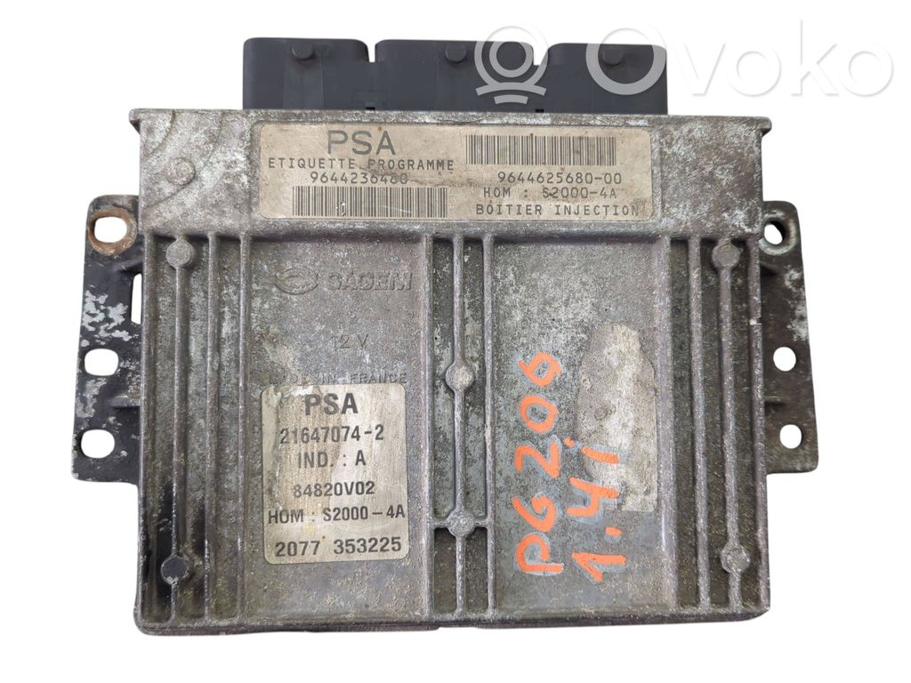 Peugeot 206 Engine control unit/module 