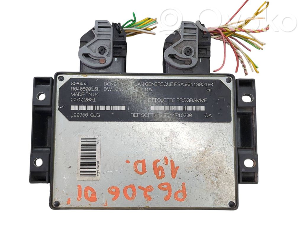 Peugeot 206 Engine control unit/module 