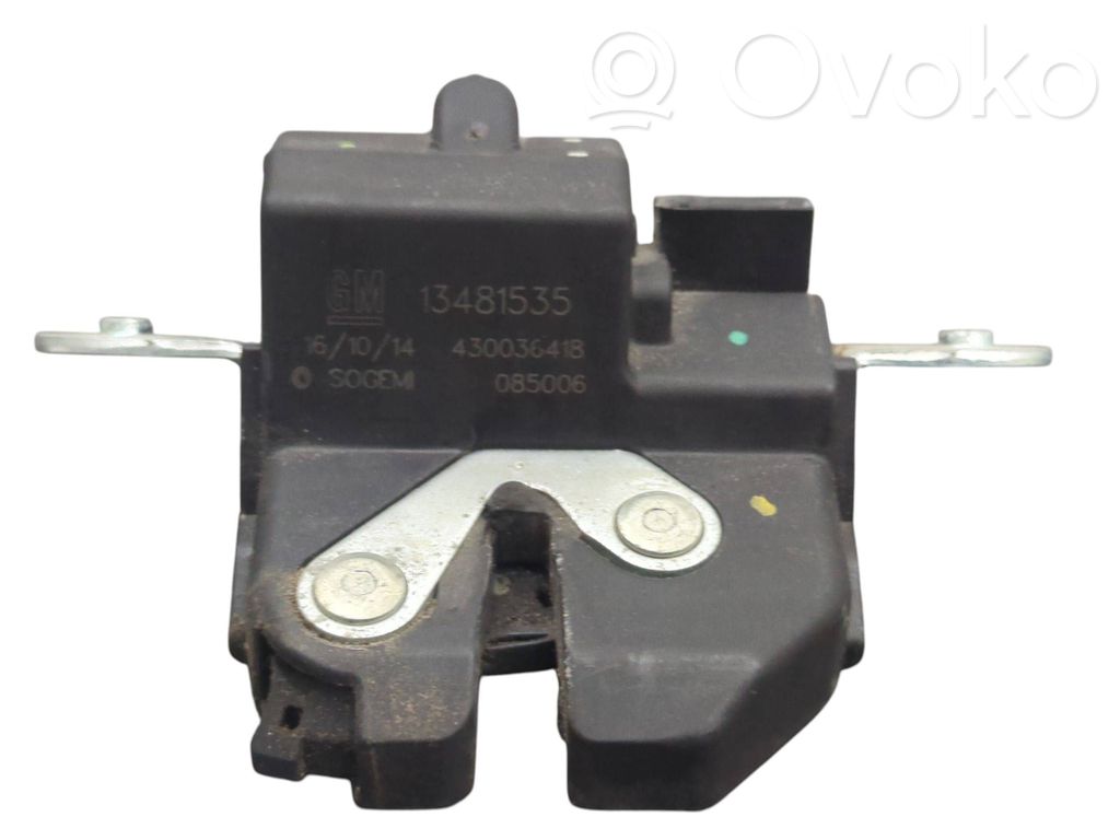 Opel Corsa D Tailgate lock latch 