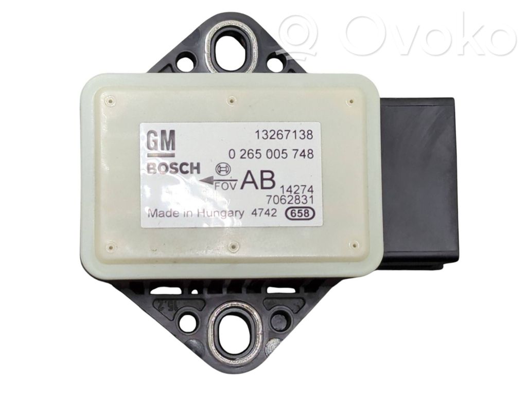 Opel Corsa D ESP acceleration yaw rate sensor 