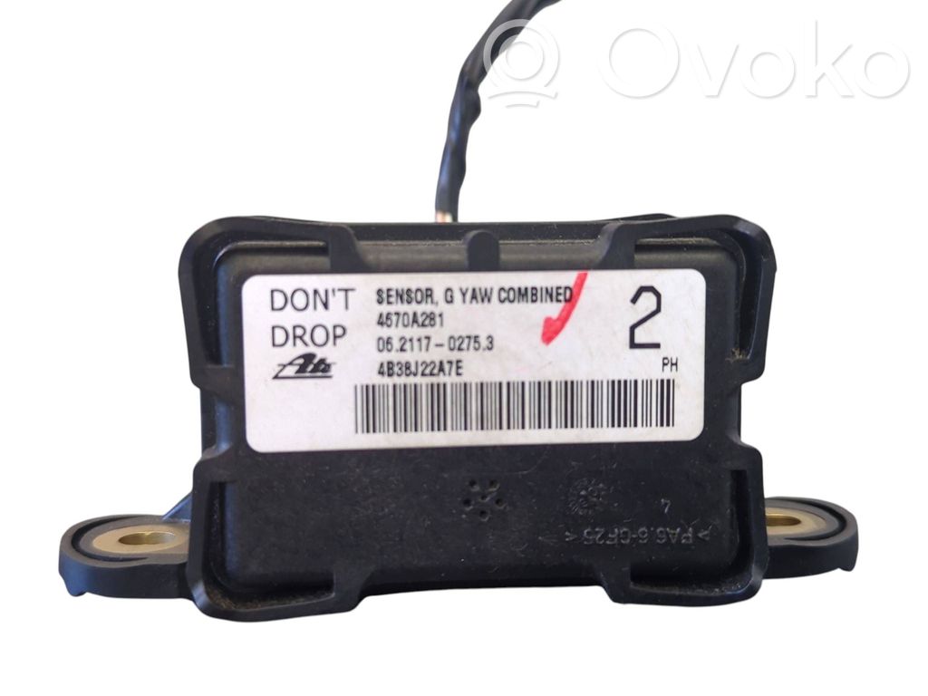 Mitsubishi Lancer X ESP acceleration yaw rate sensor 