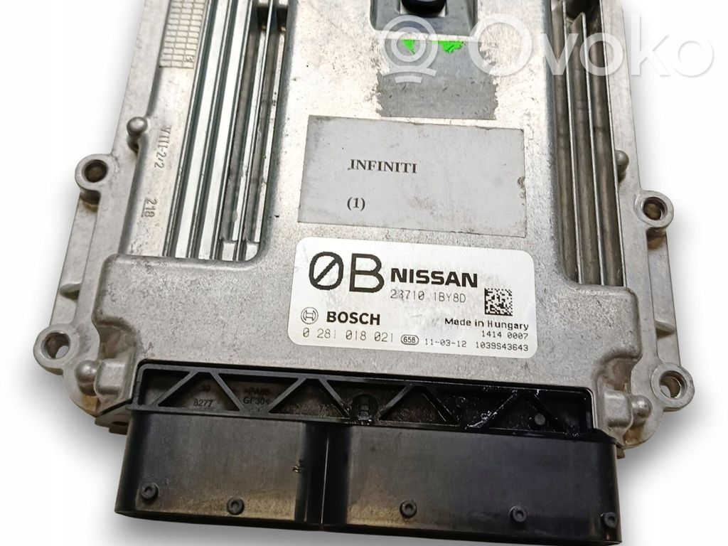 Infiniti M Y51 Engine control unit/module ECU 