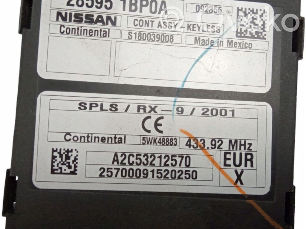 Infiniti QX70 S51 Sterownik / Moduł licznika / prędkościomierza 