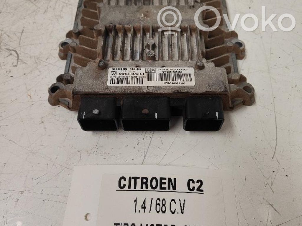 Citroen C2 Engine control unit/module 