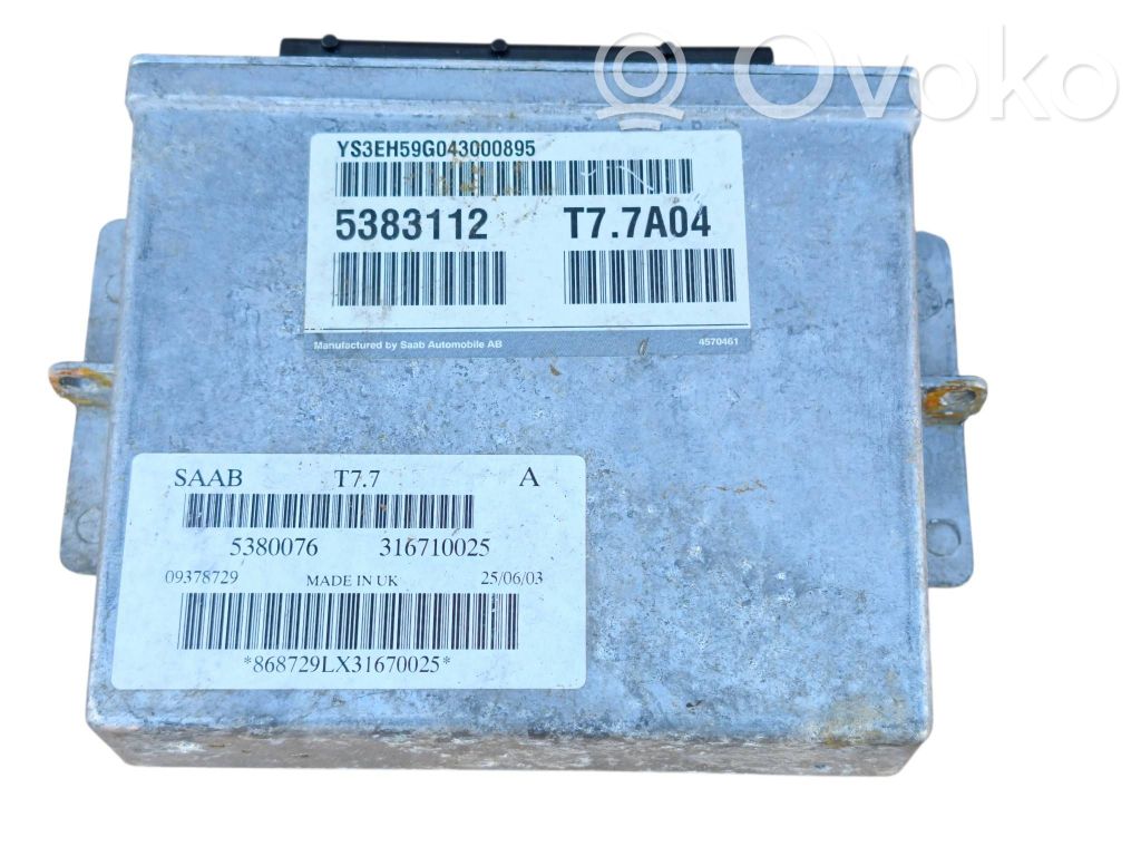 Saab 9-5 Engine control unit/module 