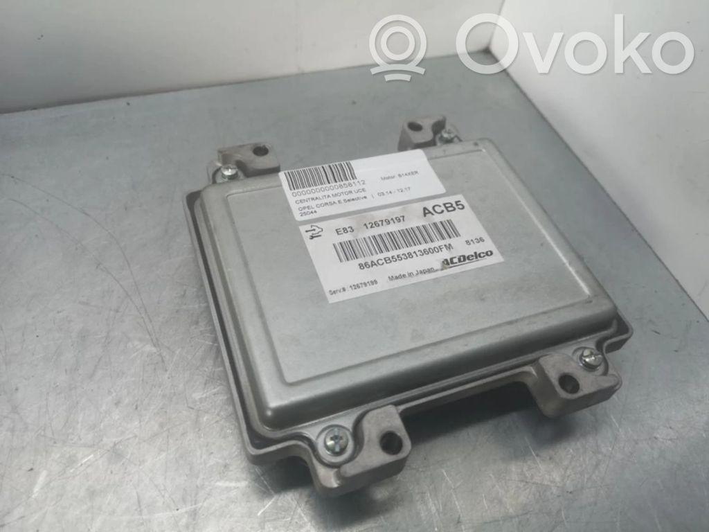 Unité de commande, module ECU de moteur   12679197