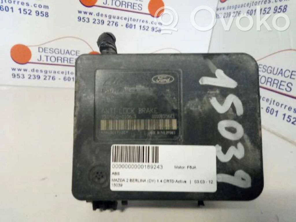 Mazda 2 ABS Pump 