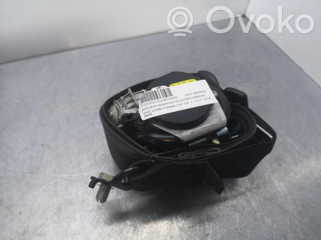 Opel Combo D Cinturón delantero 